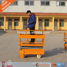 DC One man electric scissor lift with batter power